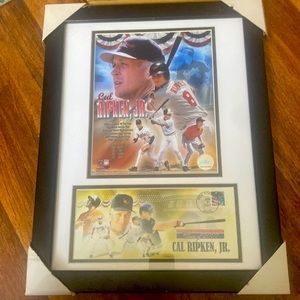 Cal Ripken, Jr 2007 National Baseball Hall of Fame with stamp postmarked.